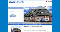 Desktop Screenshot of motel-osecek.cz